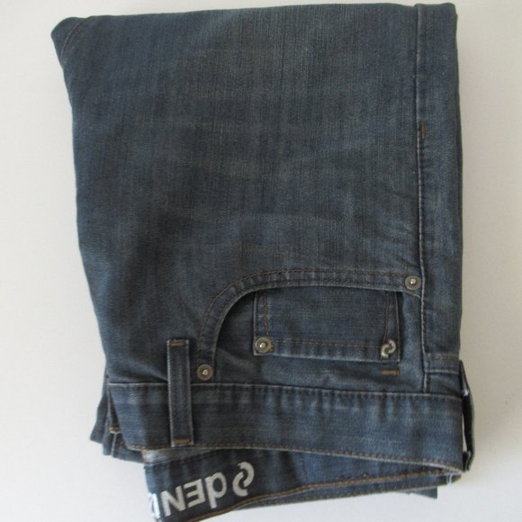 Deizen Jeans, Indigo, Little Wear, Mens Regular Fit Size 32/30, preowned - Picture 5 of 6